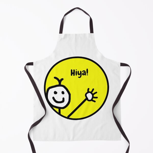 Item preview, Cute Smiling Waving Happy Face Cartoon on Yellow designed and sold by michellelegrand.