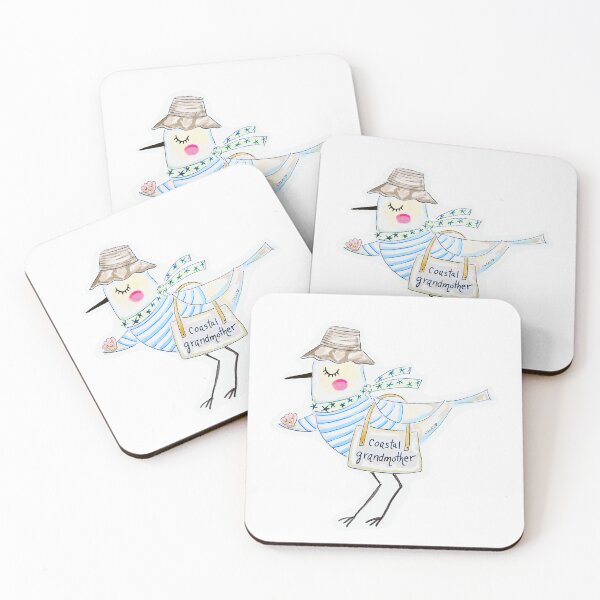 Item preview, Coastal Grandmother Gull designed and sold by LadyLucasArt.
