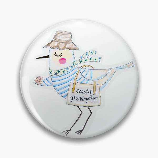 Item preview, Coastal Grandmother Gull designed and sold by LadyLucasArt.