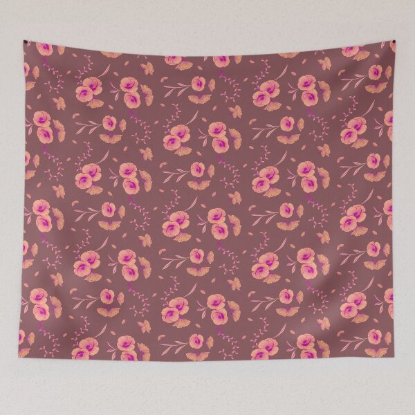 Item preview, Poppy Flower - Maroon designed and sold by JaselviiStudio.