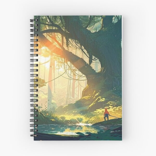 Item preview, Landscape Featuring a Forest with Trees designed and sold by metoartist1445.