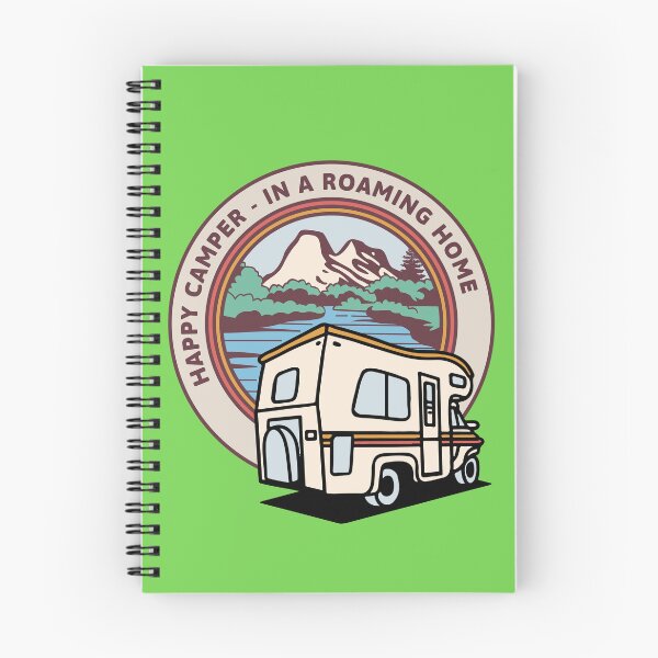 Item preview, Happy Camper in a Roaming Home designed and sold by candlewithhare.