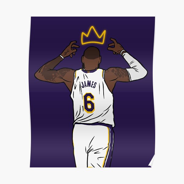 LeBron James Statement Jersey Poster for Sale by designsheaven