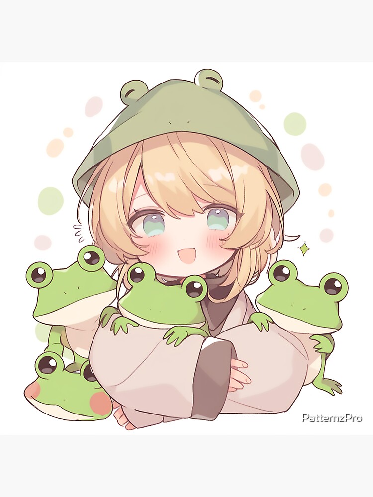 Frog Drawing Anime Style Stock Illustration 2062362206 | Shutterstock