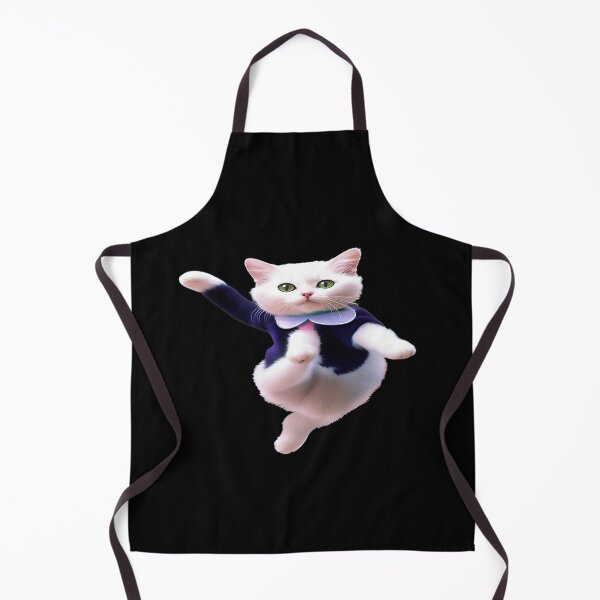 Item preview, Dancing Feline Cat Flying through the Air designed and sold by deniselynnimage.
