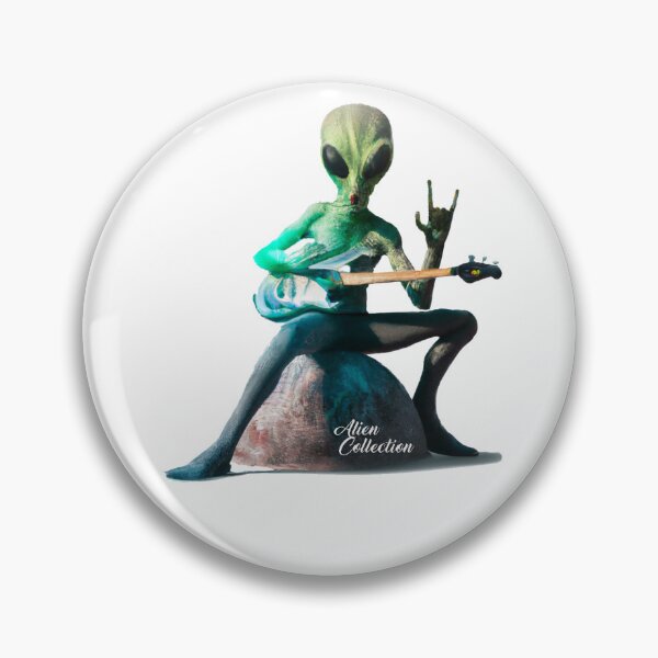 Item preview, Alien rocker with electric guitar designed and sold by webmediendesign.