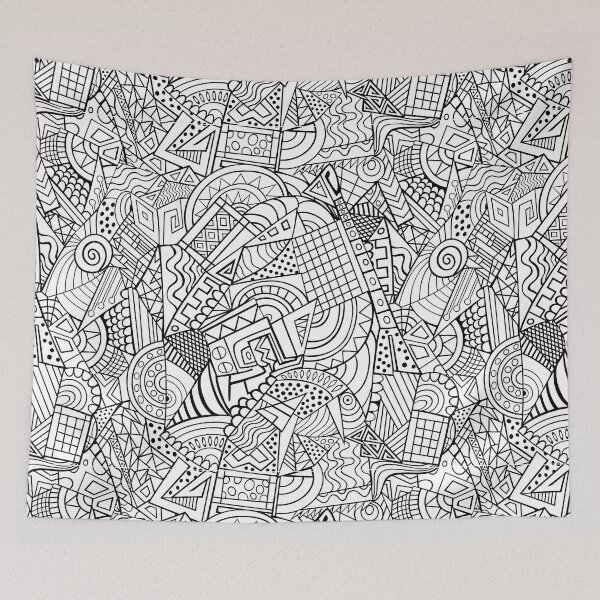 Item preview, Line Art Design designed and sold by KatsCanvas.