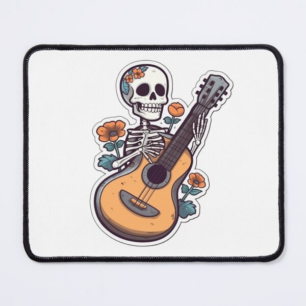 Item preview, Skeleton Playing Guitar designed and sold by HandCraftedArt.