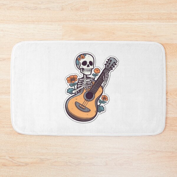 Item preview, Skeleton Playing Guitar designed and sold by HandCraftedArt.