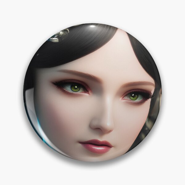 Item preview, Biopunk style painting portrait of the beautiful duchess of Larbhideleen designed and sold by DibuHumor.