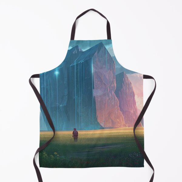 Item preview, Landscape featuring giant crystals and a moody sky designed and sold by metoartist1445.
