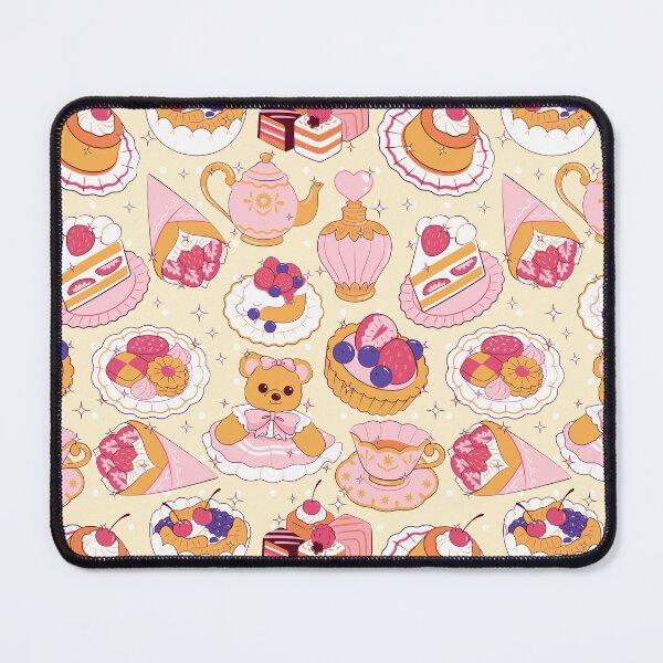 Item preview, Cute Tea Party Seamless Pattern designed and sold by MadeByBeata.