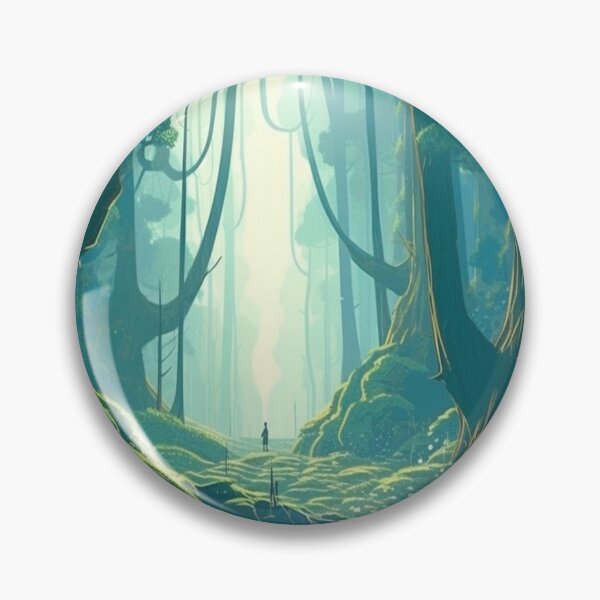Item preview, Landscape featuring a forest with trees designed and sold by metoartist1445.