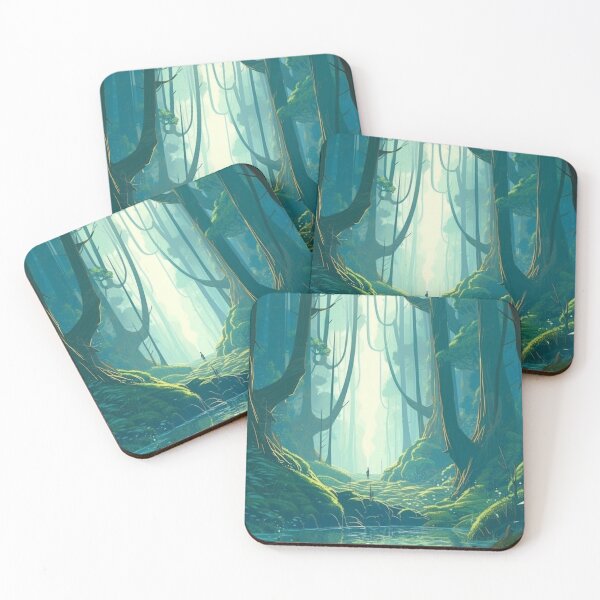 Item preview, Landscape featuring a forest with trees designed and sold by metoartist1445.