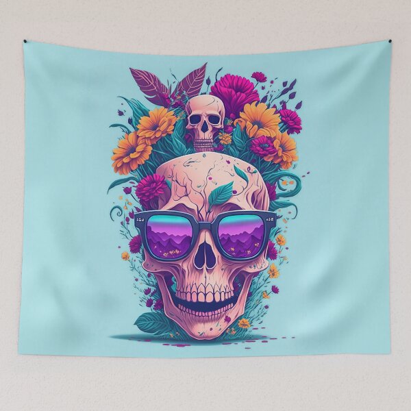 Item preview, Tropical Skull designed and sold by DreadX3.