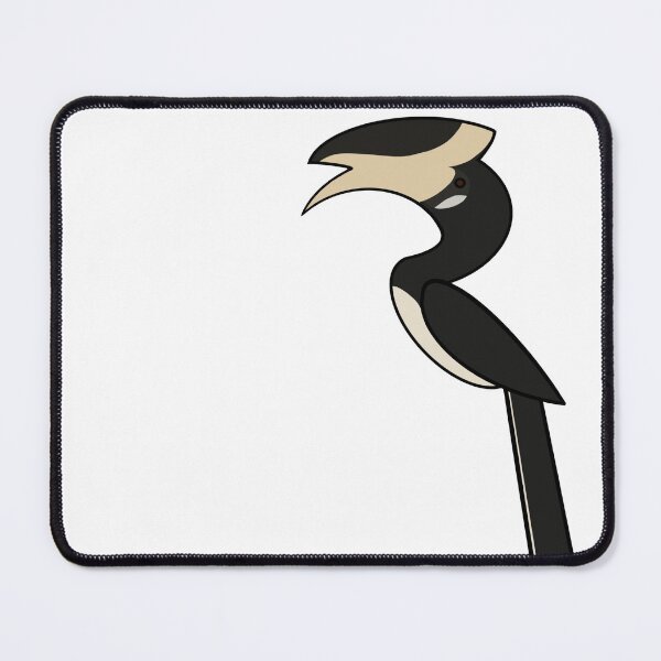 Item preview, Male Malabar Pied Hornbill designed and sold by GhostoftheSea.
