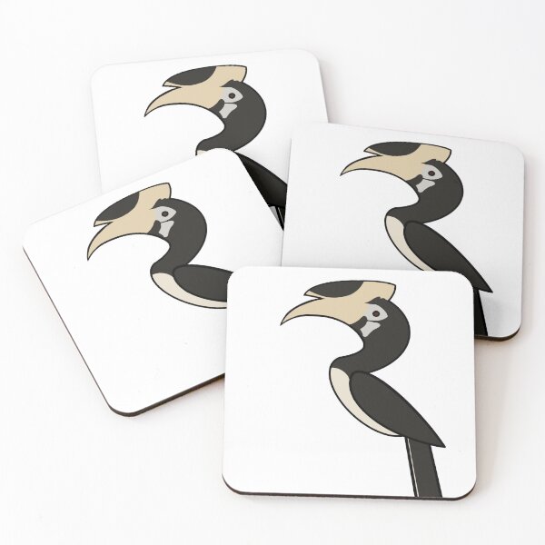 Item preview, Female Malabar Pied Hornbill designed and sold by GhostoftheSea.