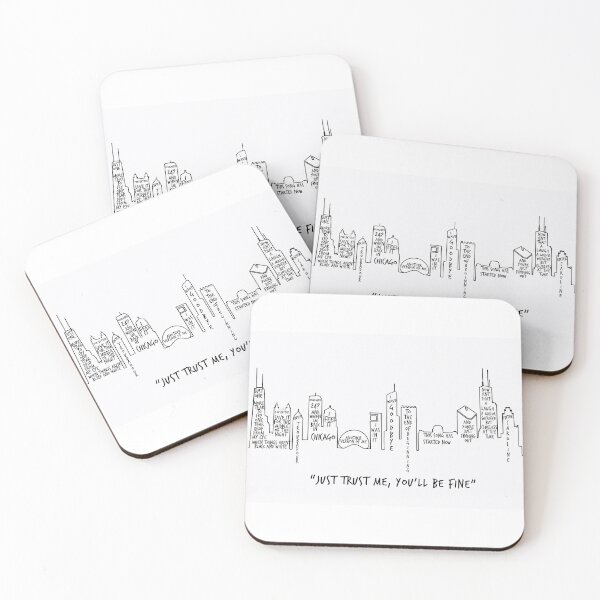 Item preview, End of Beginning Lyrics - Chicago Skyline  designed and sold by djokeerydaily.