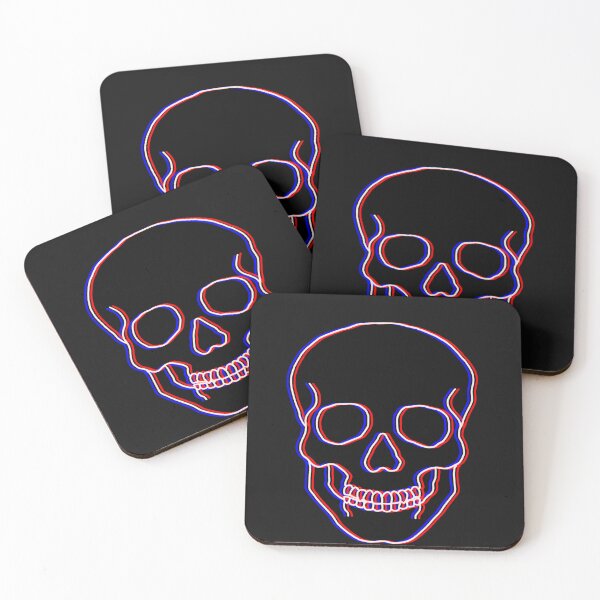 Item preview, Neon 3D LED Reflective Skull designed and sold by ArtbyTana.