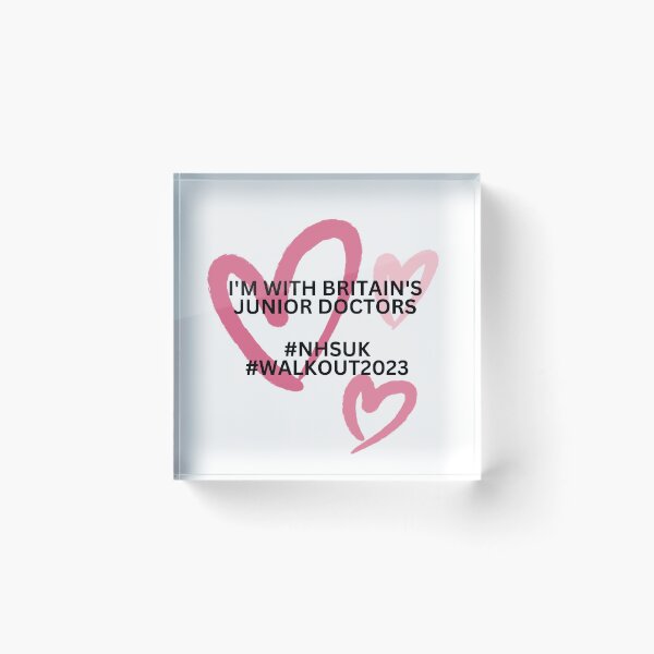 Item preview, I'm with Britain's Junior Doctors | Walkout 2023 designed and sold by StickeryPickery.