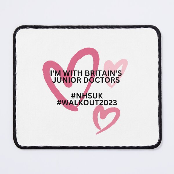 Item preview, I'm with Britain's Junior Doctors | Walkout 2023 designed and sold by StickeryPickery.