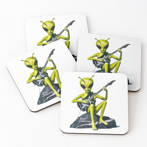 Item preview, Alien with Guitar #5 designed and sold by webmediendesign.