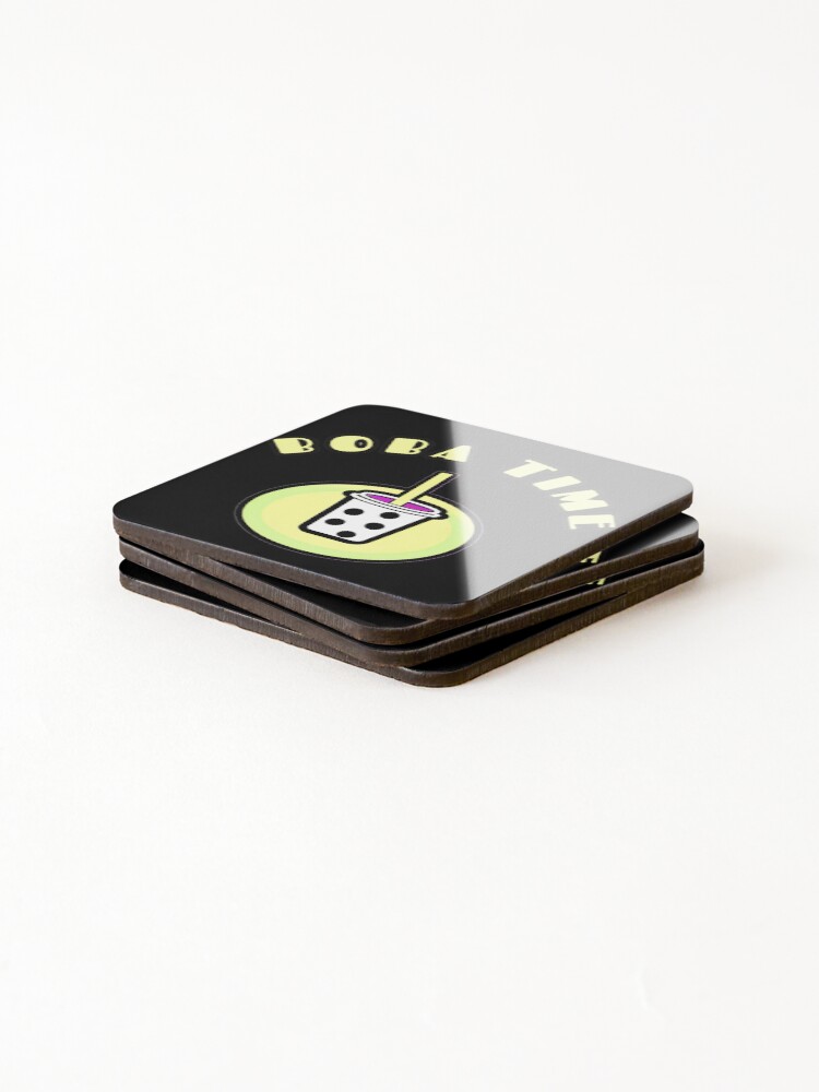 Thumbnail 4 of 5, Coasters (Set of 4), BOBA TIME designed and sold by Rico-Broham.