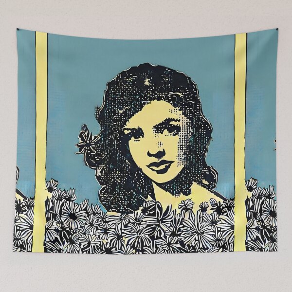 Item preview, Flowers portrait  | Digital art | pop art aesthetic designed and sold by CiceroSpin.
