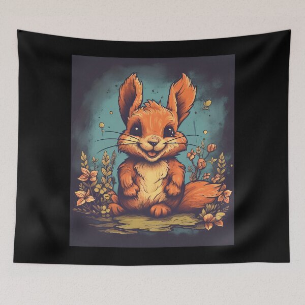 Item preview, Happy Squirrel Funny Little designed and sold by michallaga.