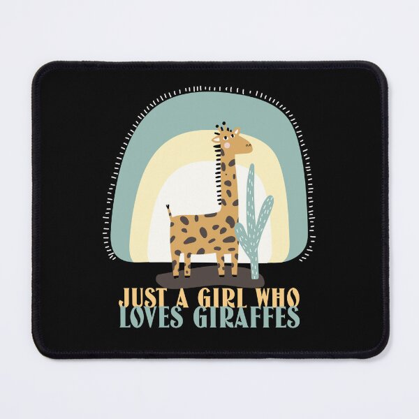 Item preview, Just A Girl Who Loves Giraffes designed and sold by Harmonick-Tees.