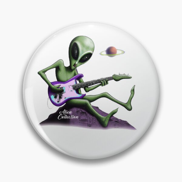 Item preview, Alien with Guitar #4 designed and sold by webmediendesign.