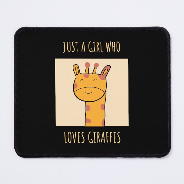 Item preview, Just A Girl Who Loves Giraffes designed and sold by Harmonick-Tees.
