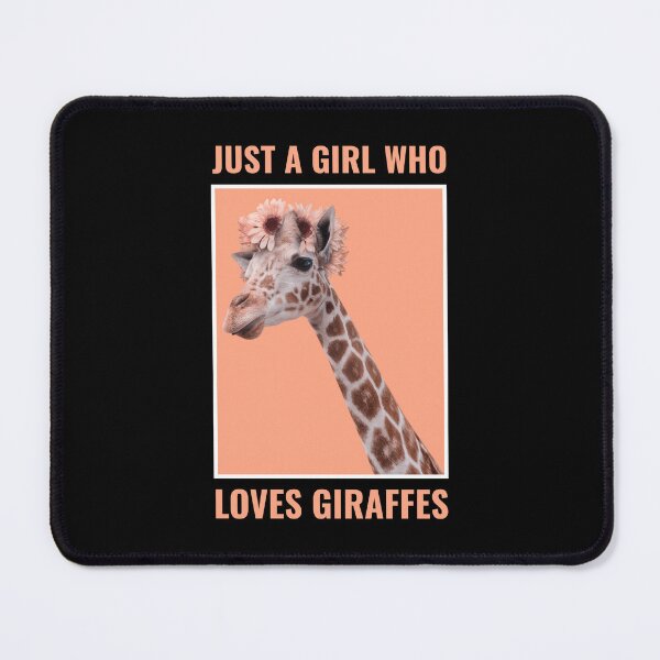 Item preview, Just A Girl Who Loves Giraffes designed and sold by Harmonick-Tees.