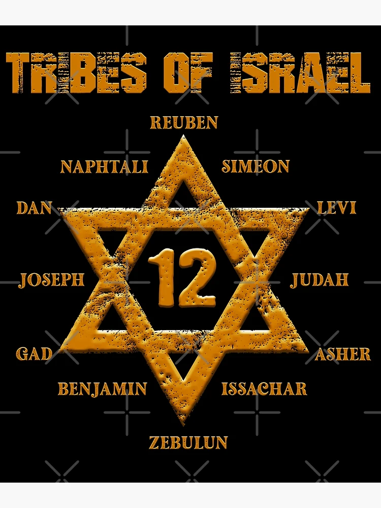 12 Twelve Tribes of Israel Hebrew Israelite Judah Jerusalem