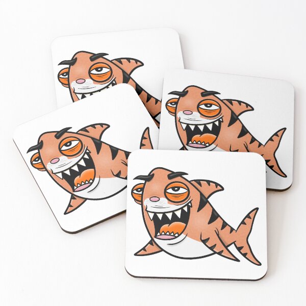Item preview, Cute Tiger Shark designed and sold by TooCuteStudio.