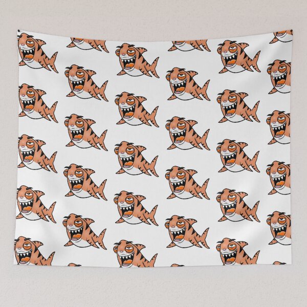 Item preview, Cute Tiger Shark designed and sold by TooCuteStudio.