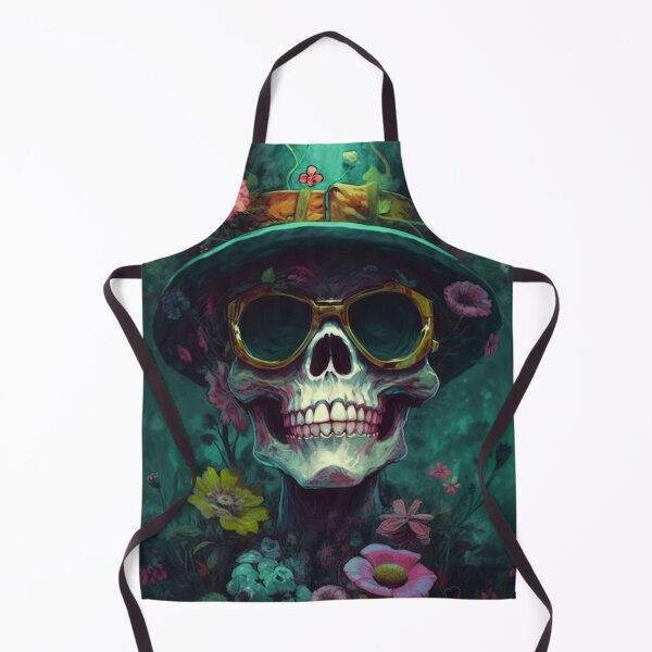 Item preview, Special Whimsical Psychedelic Skull Madhatter Skeleton Art Design V.90 designed and sold by Pexelpanoramas.