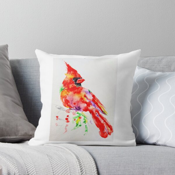 Item preview, Red cardinal bird art designed and sold by DanielaVasileva.