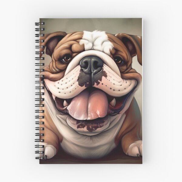 Item preview, "Cartoon Bulldog with Big Eyes" designed and sold by Mykhailov.