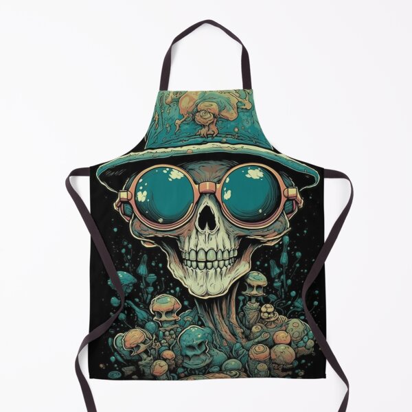 Item preview, Special Whimsical Psychedelic Skull Madhatter Skeleton Art Design V.91 designed and sold by Pexelpanoramas.