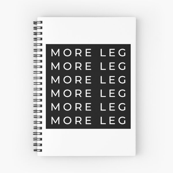 Item preview, MORE LEG Equestrian Sticker Black designed and sold by WittyEquestrian.