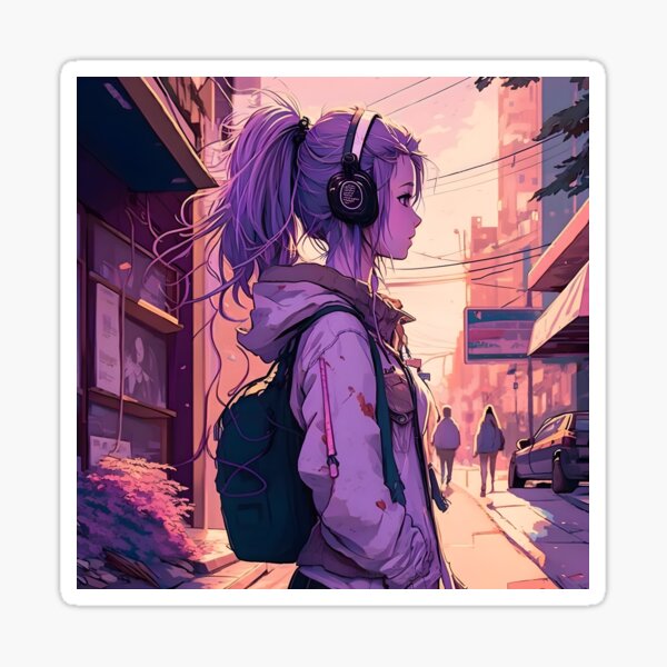 Item preview, Lofi Anime Girl designed and sold by spellboundartd.