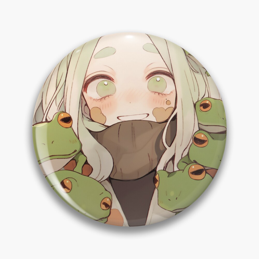 Cute Grey Hair Anime Frog Girl Poster for Sale by PatternzPro