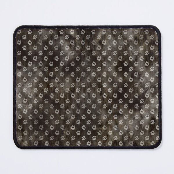 Item preview, Messy black background with paw prints designed and sold by MistyLakeArt.