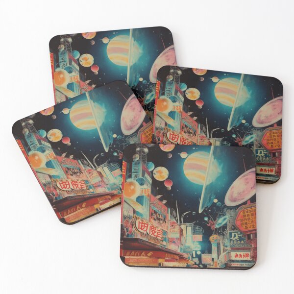Item preview, Futurist Neo Tokyo City, Vintage Sci-fi designed and sold by Synthetic-Dream.