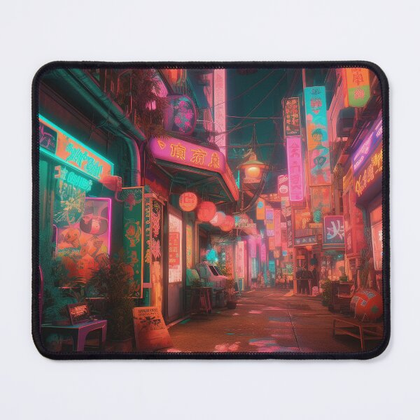 Item preview, Tokyo anime cityscape, japanese aethestetic designed and sold by EmeraldeaArt.