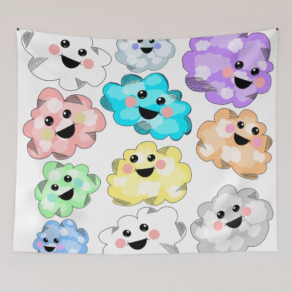 Item preview, Cute Clouds designed and sold by NOTSNIW ART.