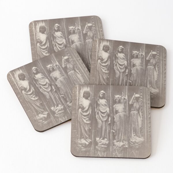 Item preview, The Virtues Crushing the Vices, Strasbourg Cathedral, 1853 designed and sold by kathrynhw.