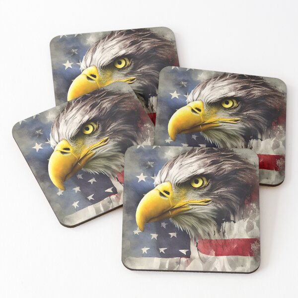 Item preview, Eagle with US Flag Design designed and sold by Jandsgraphics.