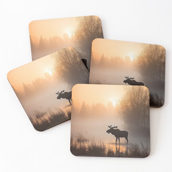 Item preview, Moose Morning Nature  designed and sold by WildEmpress.